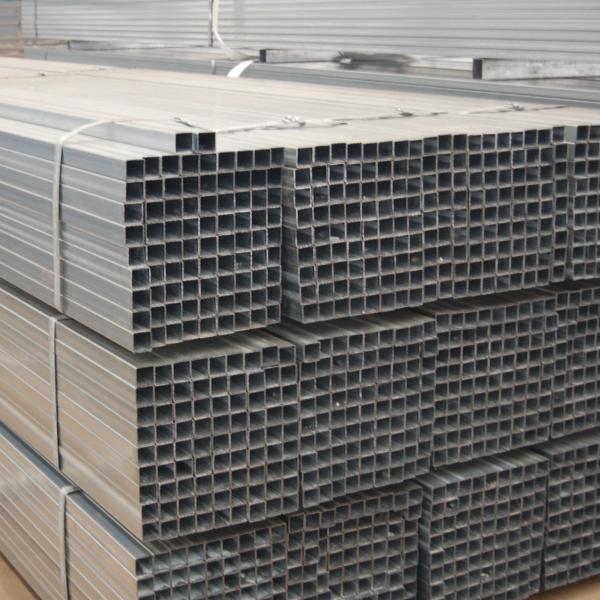 Quality JIS G3466 Galvanized Black Square Steel Pipe Q345 Seamless Tubing for sale