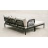 Buy cheap 680mm Height 730mm Depth White Rattan Sofa , Rattan Patio Corner Sofa UV Protection from wholesalers