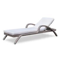 Buy cheap Modern Outdoor garden wicker furniture beach chair PE Rattan Chaise lounge chair product