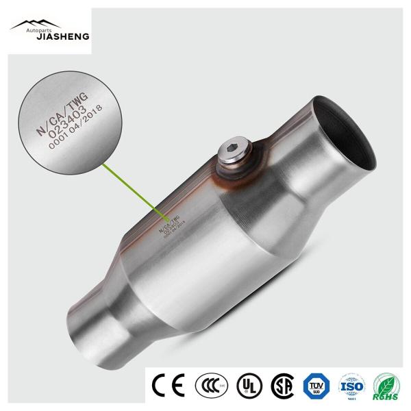 2.5" Stainless Steel Catalytic Converter China Factory Exhaust Auto Catalytic