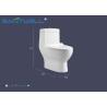 Buy cheap Washdown type 1 piece round toilet red sanitary quality craft wc from wholesalers