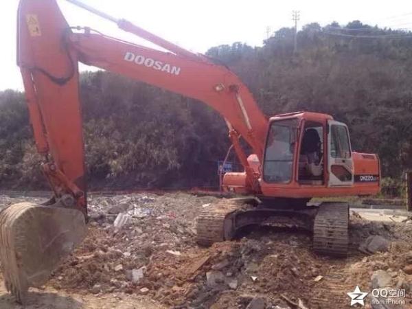 Buy cheap Long Reach Used Doosan Excavator DH220LC - 7 Year 2009 Original Paint Color from wholesalers