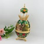 Shinny Gifts Enamel Metal Vintage Toothpick Holders