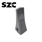 High Performance Hydraulic Excavator Bucket Teeth And Adapter Black Color