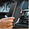 Buy cheap Elegant Automatic Clamping Qi Car Charger , Smart Sensor Car Wireless Charger from wholesalers