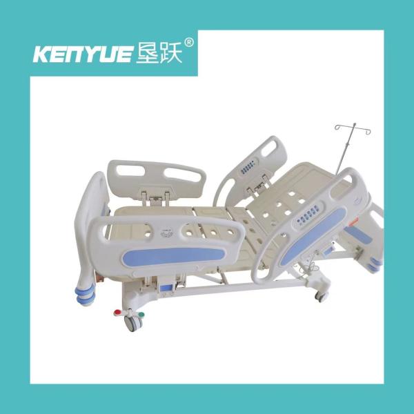 Buy cheap Blue Adjustable Electric Hospital Bed Five Function Hospital Bed from wholesalers