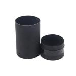 Hot Sale Gift Packaging Box 30ml 50ml 100ml Black Leather Paper Tube for Refined