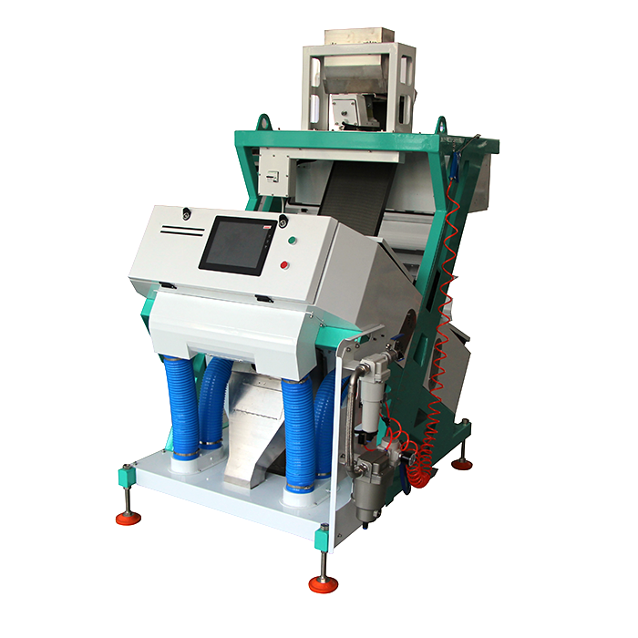 1 Chute 64 Channels Rice Colour Sorter Machine With Software Operating Platform