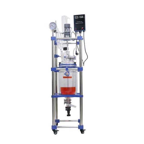 Buy cheap Laboratory Explosionproof Batch 20L Jacketed Glass Reactor from wholesalers