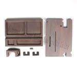 Wood Docking Station Phone Nightstand Organizer Table Multi Watch Stand Wallet
