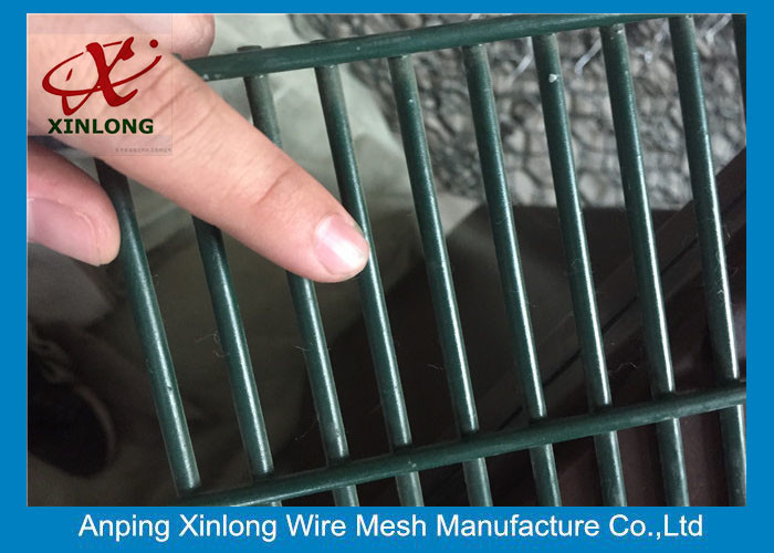 Galvanized Prison Welded Wire Mesh Fence / Anti-climb 358 High Security Fence