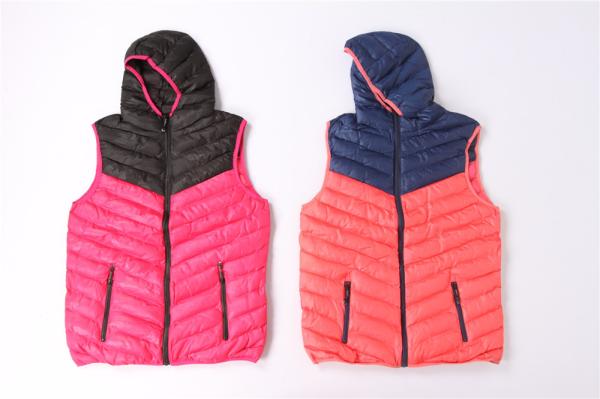 Buy cheap Color Block Women's Utility Gilet Vest from wholesalers