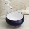 Buy cheap Oval Above Counter Basin Handmade Ceramic Sinks Sanitary Basin Bathroom from wholesalers