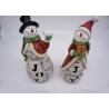 Buy cheap Colorful Polyresin Crafts Christmas Snowman LED Lamp On JOY Hollow Figurines from wholesalers
