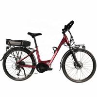 Buy cheap 48V 20.4Ah Mid Drive Electric Bike 700C Hydraulic Disc Brake Bicycle With product