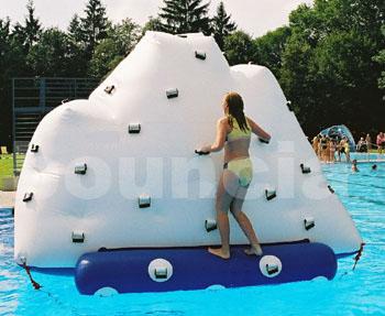 Buy cheap 2 Sides Climbing Inflatable Floating Iceberg For Hotel Or Family Pool from wholesalers
