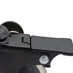 Boss Chair PU Wheel Plunger Foot Wheelchair Transparent Caster 3 Inch
