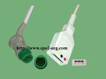 SIEMENS ECG Lead Wires 12 Foot 10 Pin , 5 Lead ECG Cable CE Approval