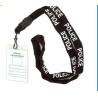 Buy cheap 2.0CM Size Customized Logo Badge Holders Lanyards For Event / Festival from wholesalers