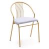 Buy cheap Eco Friendly Metal Frame Leather Dining Chair For Restaurant / Hotel / Home from wholesalers
