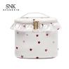 Buy cheap Plain Round Cylinder Bucket Portable Custom Cosmetic Bag from wholesalers