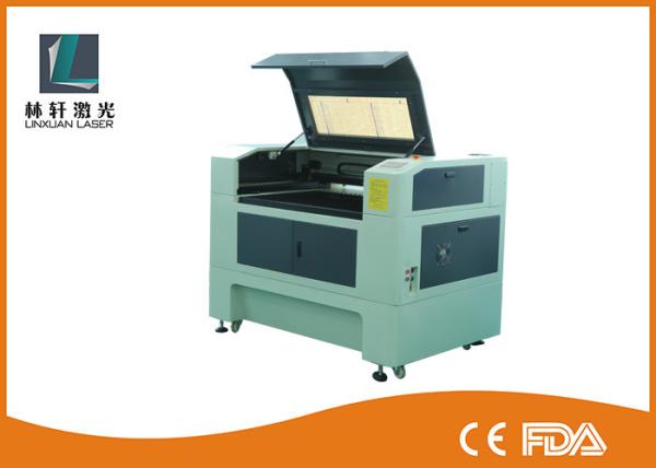 Wine Glass Bottle Engraving Machine , 900 * 600mm Co2 Laser Wood Engraving