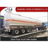 Buy cheap 43 Cubic 3 Axles Fuel Tanker Semi Trailer Mechanical / Air / Bogie Suspension from wholesalers