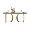 Buy cheap Modern 4 Seater Marble Dining Table from wholesalers