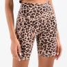 Buy cheap High Waisted Active Yoga Shorts Animal Print Workout Shorts Squat Proof Leopard 8inch from wholesalers