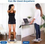 Wood Wobble Exercise Balance Board, Indoor Balance Board for Physical Therapy