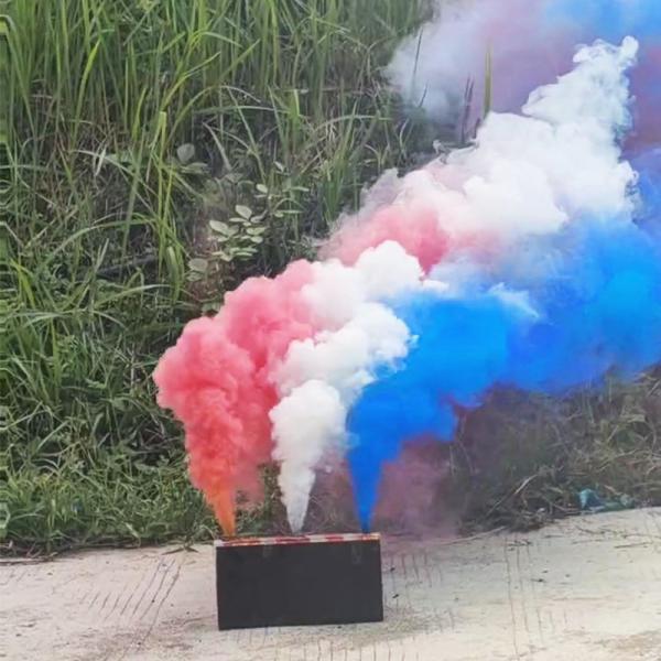 Buy cheap Chinese Wholesale Color Smoke Daytime Fireworks Three Color Smoke Flare Color Bomb For Wedding Photograph Smoke Flares from wholesalers