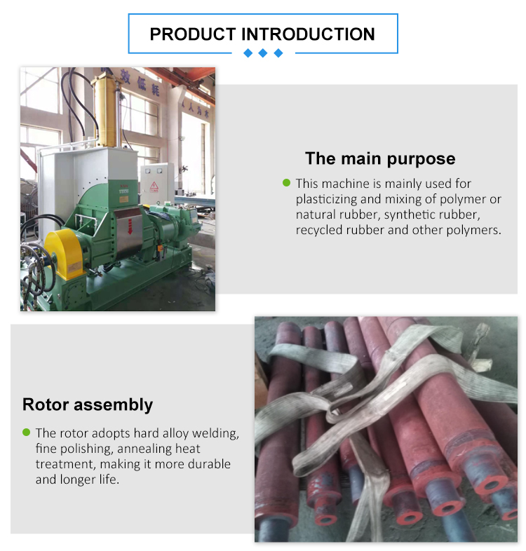110 KW Kneader Machine For Rubber Mixing 45 Degree Tilting Angle