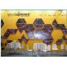 Buy cheap Triangle Transparent Outdoor Advertising LED Screen Foldable from wholesalers