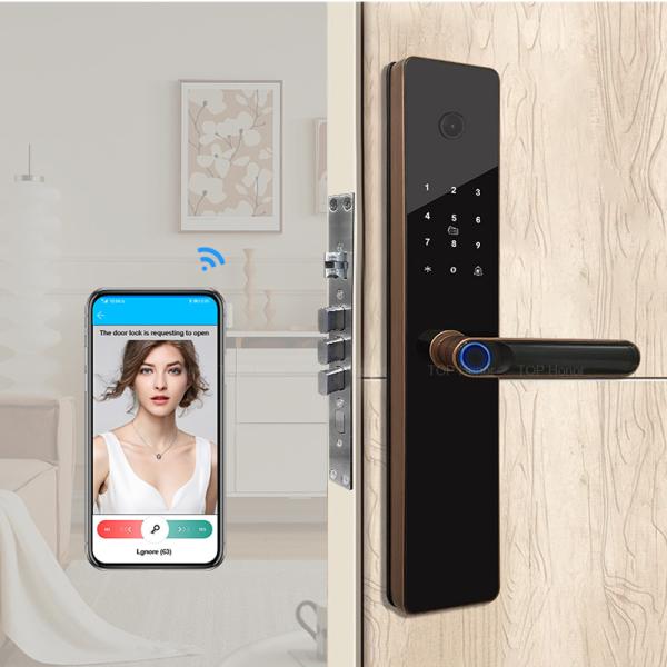 Buy cheap TH-698C Smart Front Door Locks With Camera For Home Hotel Apartment Office from wholesalers