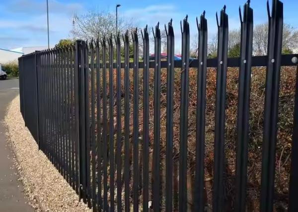 Buy cheap Powder Coated Ornamental Steel Palisade Fencing European Style For Garden from wholesalers