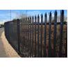 Buy cheap Powder Coated Ornamental Steel Palisade Fencing European Style For Garden from wholesalers