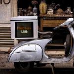 Full Colour P3 Square Led Screen Display 10w For Food Deliver Scooter 3G 4G