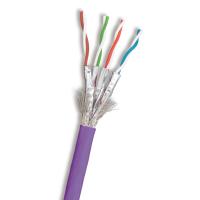 Buy cheap Wholesale Bulk CAT7 SFTP 23AWG PVC Purple Cable IEC60332-1 for Reliable Networks product