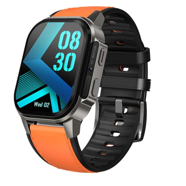 SIM Card Slot 4G Smart Watch V4.2 BLE Bluetooth Android Sports Watch Silicone
