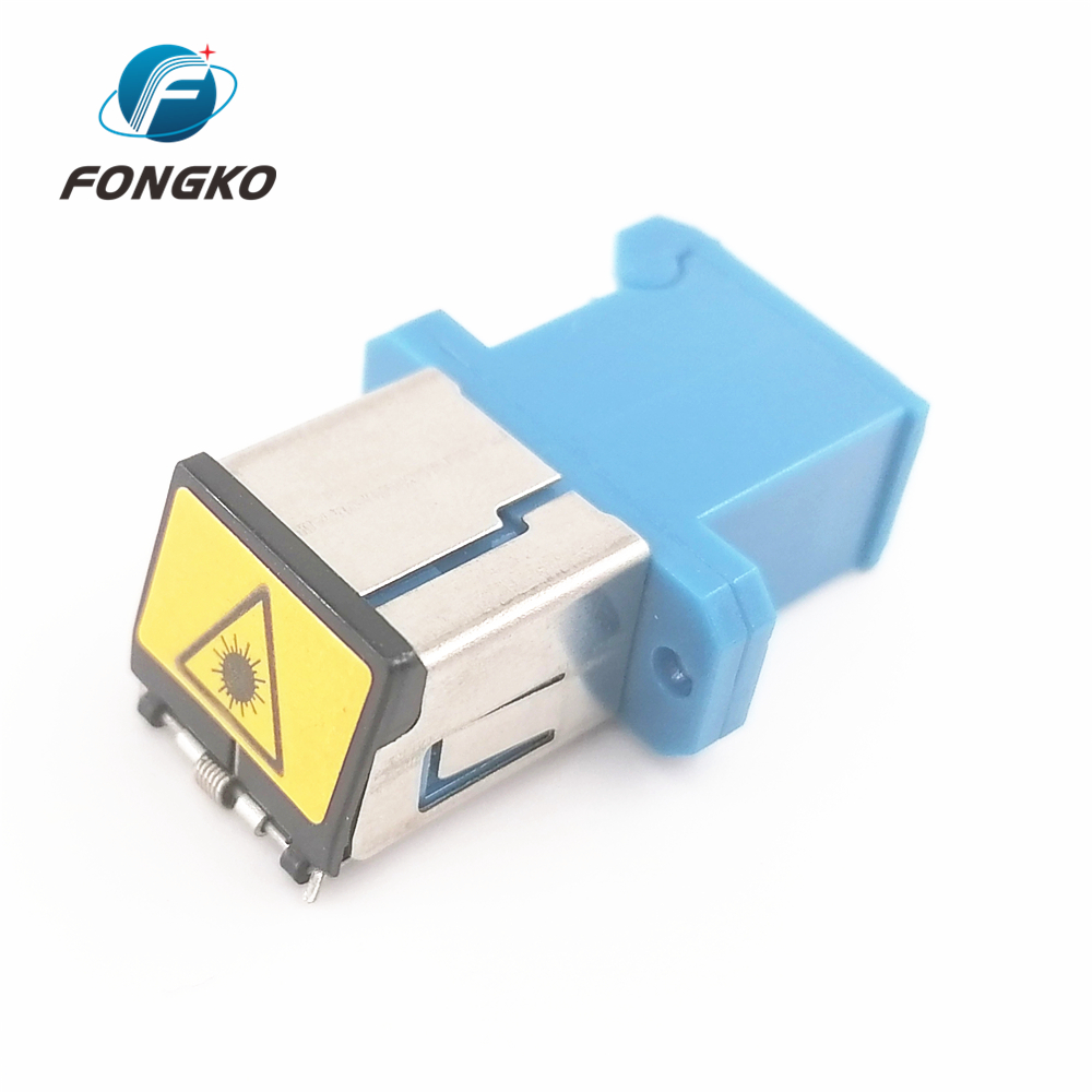 SC UPC Simplex Shutter Fiber Optical Adapter Sc Apc To Sc Upc Adapter