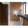Buy cheap Sleek Light Wood Laundry Room Organization Cabinets With Handle Free Design from wholesalers