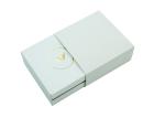 PMS Pen 200gsm CMYK color Christmas Gift Boxes With Ribbon