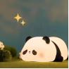 Buy cheap Christmas Gifts Silicone Panda Night Light Cartoon Animal Cute Sleep Led Children'S Silicone Night Light For Baby Kid from wholesalers