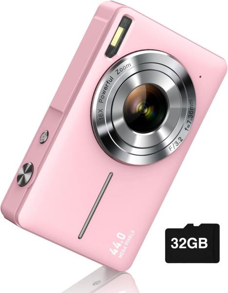 Buy cheap Self Timer 1080P Point And Shoot Camera Lightweight Digital Pocket Camera from wholesalers