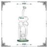 Buy cheap Glass Recycler 12 Inches Honeycomb Perc Bubbler Recycler Bongs Smoking from wholesalers