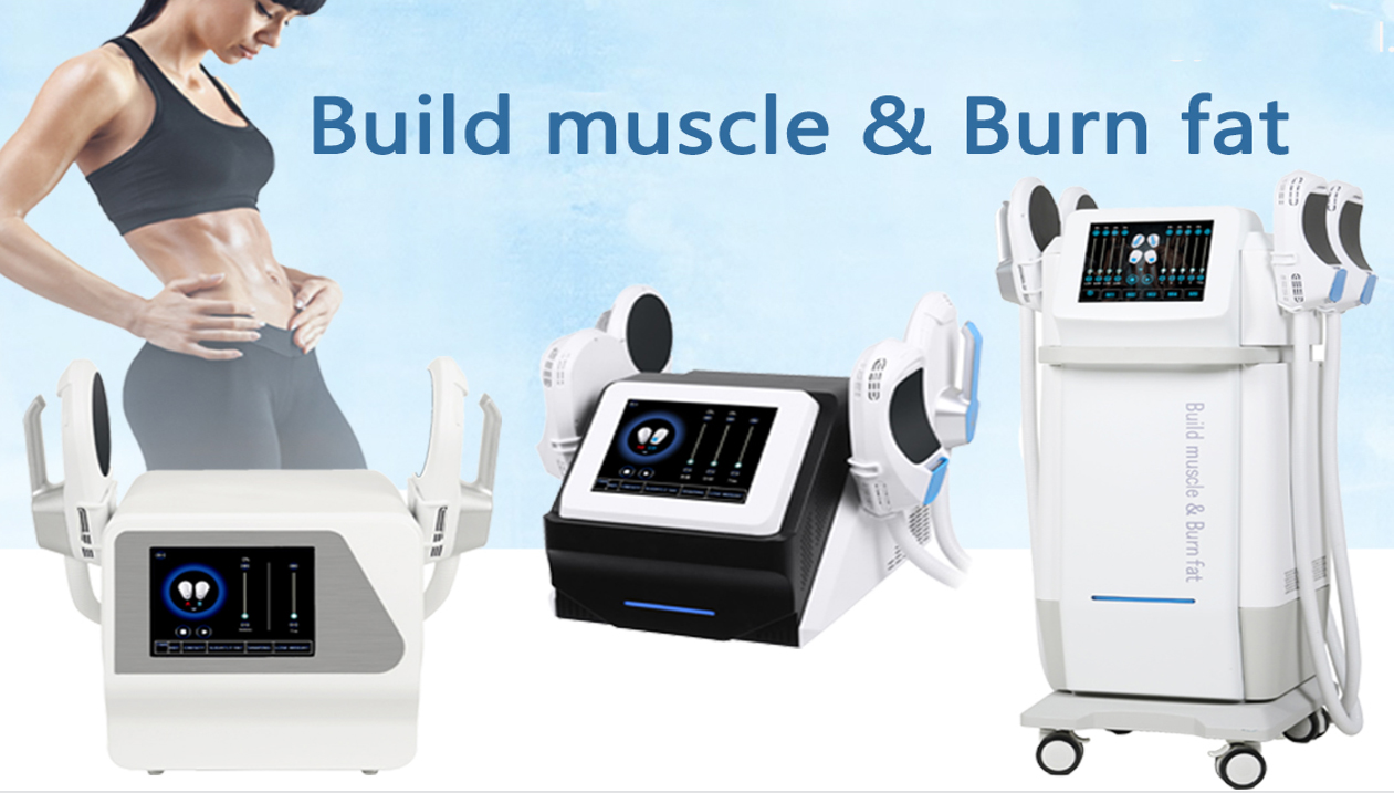 4 Handle EMS Sculpting Machine 300W - 5000W EMS Body Slimming Machine