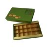 Buy cheap Grid Shape Paper Tray CMYK Green Color OEM Design Gold Foil Hot Stamping Paper Material Food Packing Box from wholesalers