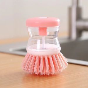 Buy cheap Tpr Soap Dispensing Cleaning Brush Automatic Adding Press Button from wholesalers