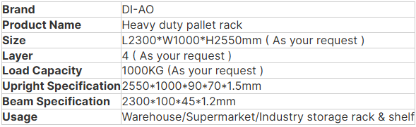 Forklift Drive In Pallet Rack Low Cost Storage Industrial Drive In Racking System For Warehouse Storage