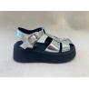 Buy cheap Velvet Upper Silver Flatform Sandals Thick Soled Platform Sport Sandals from wholesalers